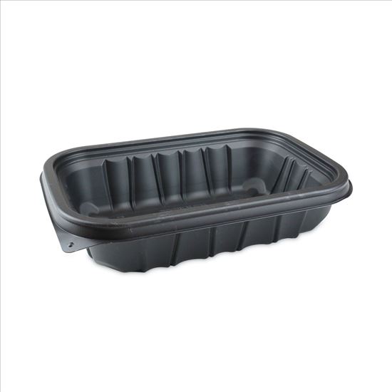 EarthChoice Entree2Go Takeout Container, 32 oz, 8.66 x 5.75 x 2.72, Black, 300/Carton1