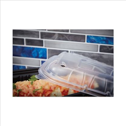 EarthChoice Entree2Go Takeout Container Vented Lid, 8.67 x 5.75 x 0.98, Clear, 300/Carton1