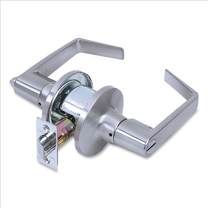 Light Duty Commercial Privacy Lever Lockset, Satin Chrome Finish1