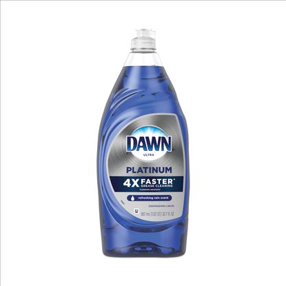 Platinum Liquid Dish Detergent, Refreshing Rain Scent, 32.7 oz Bottle, 8/Carton1