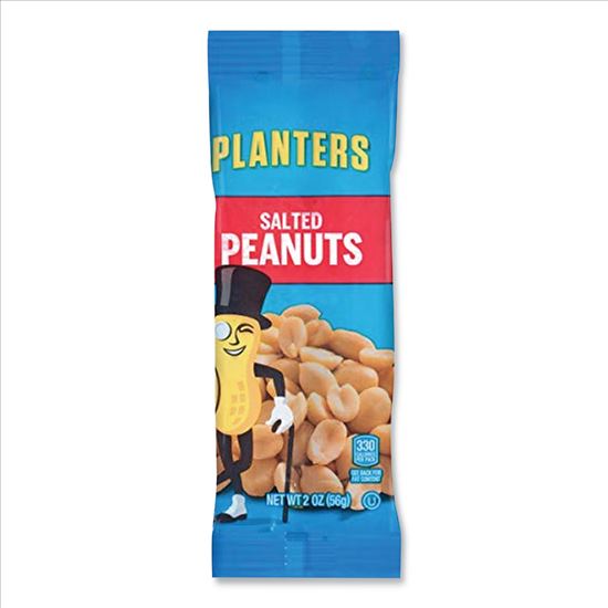 Salted Peanuts, 2 oz Packet, 144/Carton1