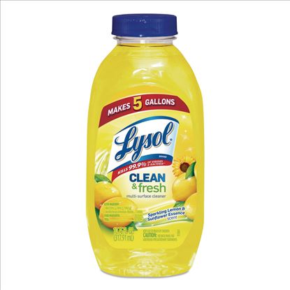 Clean and Fresh Multi-Surface Cleaner, Sparkling Lemon and Sunflower Essence, 10.75 oz Bottle, 20/Carton1