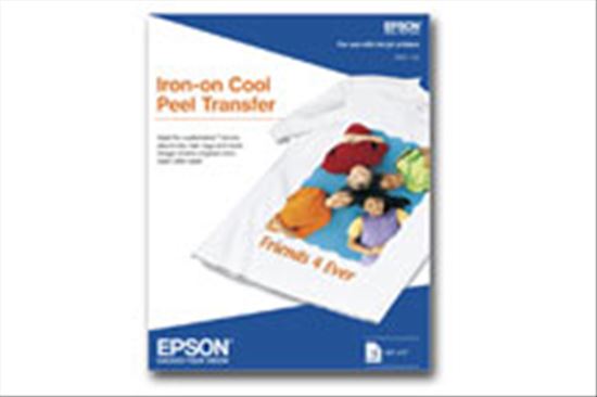 Epson Iron-on Cool Peel Transfer - 8.5" x 11" - 10 Sheet printing paper1