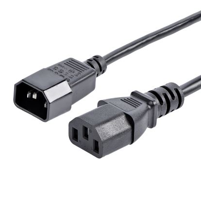 StarTech.com PXT100 power cable Black 70.9" (1.8 m) C14 coupler C13 coupler1