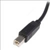 StarTech.com USB2HAB15 USB cable 181.1" (4.6 m) USB 2.0 USB A USB B Black3