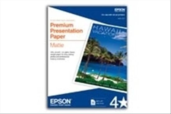 Epson Premium Presentation Paper Matte, Double-sided - Letter - 8.5" x 11" - 50 Sheets photo paper1