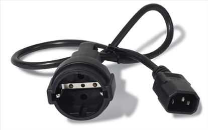 APC AP9880 power cable Black 23.6" (0.6 m) C14 coupler CEE7/71