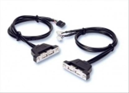 Shuttle Dual USB 2.0 port expansion kit, 1x5pin USB cable 19.7" (0.5 m) USB A Black1