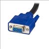StarTech.com SVUSB2N1_15 KVM cable Black 179.9" (4.57 m)4