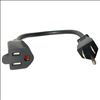 StarTech.com PAC101 power cable Black 12" (0.304 m) NEMA 5-15P NEMA 5-15R1