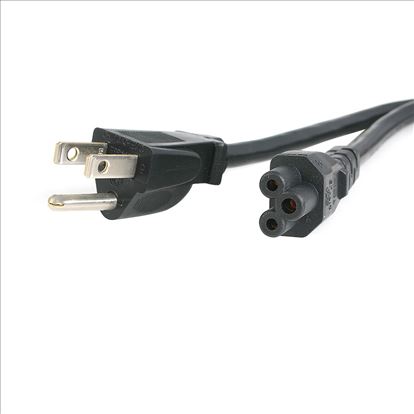 StarTech.com PXT101NB3S power cable Black 70.9" (1.8 m) NEMA 5-15P C5 coupler1