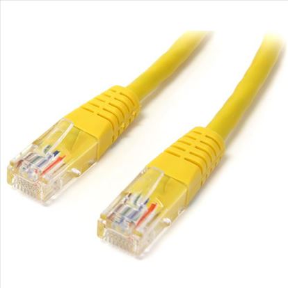 StarTech.com 3 ft Yellow Molded Category 5e (350 MHz) UTP Patch Cable networking cable 35.8" (0.91 m)1