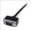 StarTech.com 10' Coax Super Thin Low Profile SVGA Monitor Cable VGA cable 120.1" (3.05 m) Black2