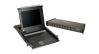 iogear LCD Console Drawer and 8-Port KVM Bundle KVM switch Black1