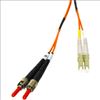 C2G 2m LC/ST Duplex 62.5/125 Multimode Fiber Patch Cable fiber optic cable 78.7" (2 m) Orange1