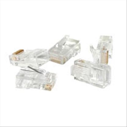 C2G RJ45 Cat5 Modular Plug for Round Stranded Cable 50pk1