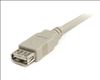 StarTech.com USBEXTAA10 USB cable 118.1" (3 m) USB 2.0 USB A Beige3