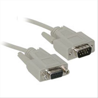 C2G DB9 M/F Extension Cable, Beige 10ft networking cable 35.8" (0.91 m)1