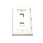 C2G 2-Port Multimedia Keystone Wall Plate - White1