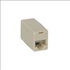 C2G RJ12 6-pin Modular Inline Coupler Straight-Through wire connector Beige1