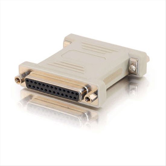 C2G DB25 M/M Null Modem Adapter DB25M Gray1