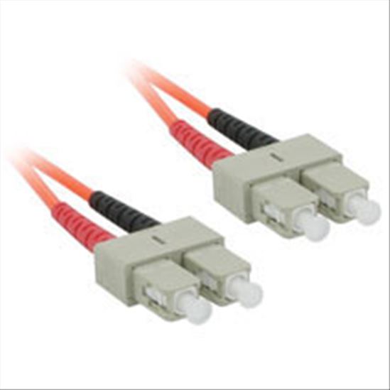 C2G 10m SC/SC Duplex 62.5/125 Multimode Fiber Patch Cable fiber optic cable 393.7" (10 m) Orange1