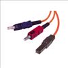 C2G 3m MTRJ/SC Duplex 62.5/125 Multimode Fiber Patch Cable - Orange fiber optic cable 118.1" (3 m)1