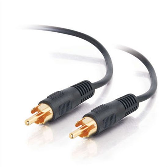 C2G 25ft Value Series Mono RCA Type audio cable 295.3" (7.5 m) Black1