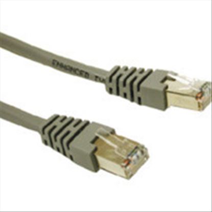 C2G 7ft Shielded Cat5E Molded Patch Cable networking cable Gray 84.1" (2.13 m)1