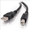 C2G USB 2.0 A/B Cable Black 3m USB cable 118.1" (3 m) USB A USB B1