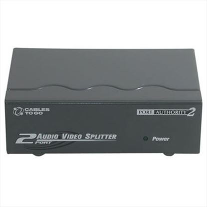 C2G 2-Port UXGA Monitor Splitter/Extender with Audio VGA 2x VGA1