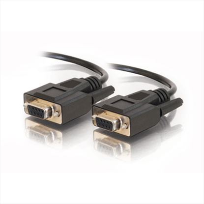 C2G 6ft DB9 F/F Cable - Black serial cable 70.9" (1.8 m)1