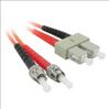 C2G 3m ST/SC Duplex 62.5/125 Multimode Fiber Patch Cable fiber optic cable 118.1" (3 m) Orange1