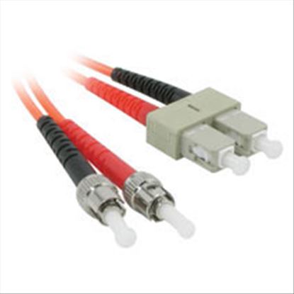 C2G 3m ST/SC Duplex 62.5/125 Multimode Fiber Patch Cable fiber optic cable 118.1" (3 m) Orange1