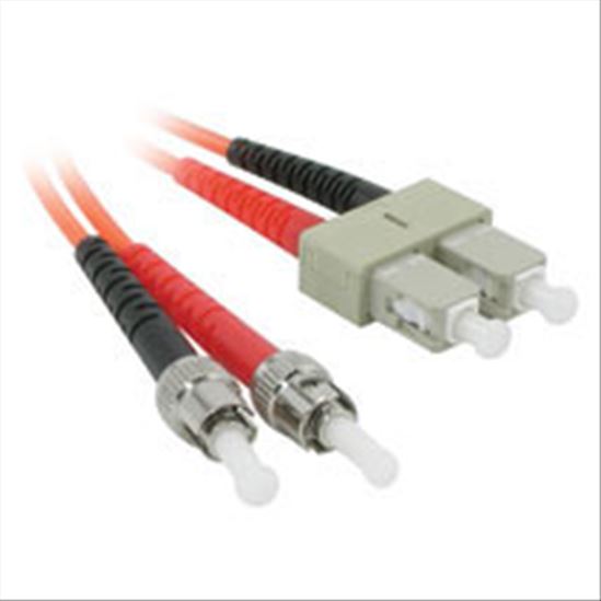 C2G 3m ST/SC Duplex 62.5/125 Multimode Fiber Patch Cable fiber optic cable 118.1" (3 m) Orange1