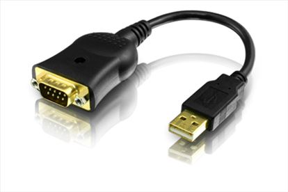Aluratek AUS100 serial cable Black USB Type-A DB-91