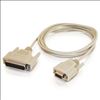 C2G 6ft Db25 Male - Db9 Female printer cable1