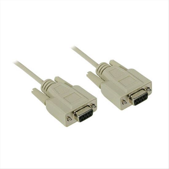 C2G 10ft DB9 F/F Null Modem Cable networking cable Beige 119.7" (3.04 m)1