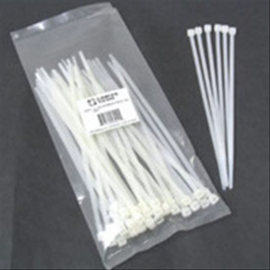 C2G 4in Cable Ties - White 100pk cable tie1