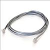 C2G 14ft RJ12 Modular Telephone Cable networking cable Gray 165.4" (4.2 m)3