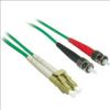 C2G 1m LC/ST Duplex 62.5/125 Multimode Fiber Patch Cable fiber optic cable 39.4" (1 m) Green1