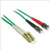 C2G 10m LC/ST Duplex 62.5/125 Multimode Fiber Patch Cable fiber optic cable 393.7" (10 m) Green1