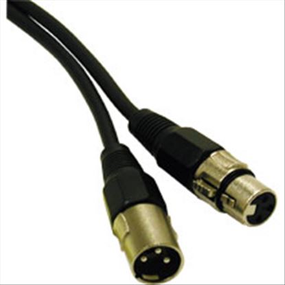 C2G 6ft Pro- XLR Male to XLR Female audio cable 70.9" (1.8 m) XLR (3-pin) Black1