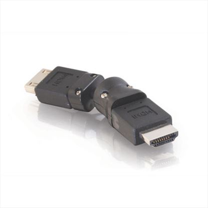 C2G HDMI Male to HDMI Female 360° Rotating Adapter Black1