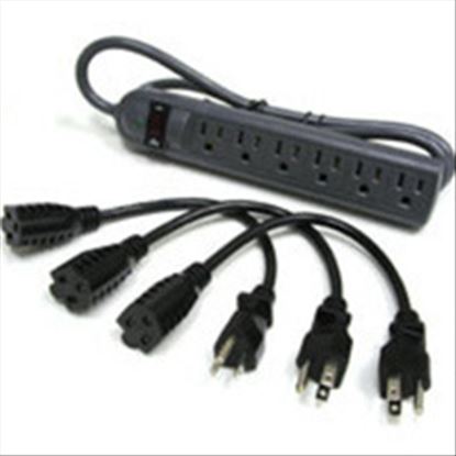 C2G Surge Suppressor Gray 6 AC outlet(s) 125 V1