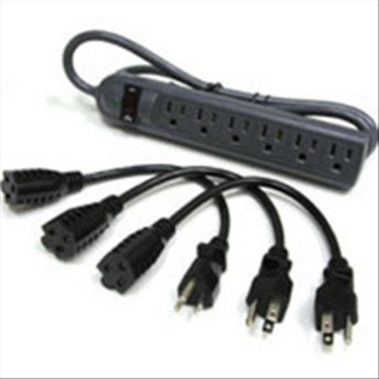 C2G Surge Suppressor Gray 6 AC outlet(s) 125 V1