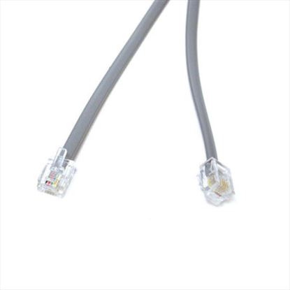 C2G 25ft RJ12 6p6c Modular Cable Straight networking cable Gray 300" (7.62 m)1