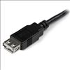 StarTech.com USBEXTAA6IN USB cable 5.98" (0.152 m) USB 2.0 USB A Black4