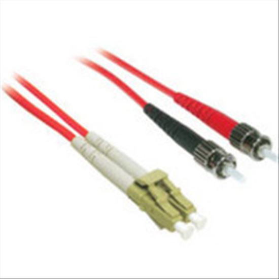 C2G 2m LC/ST Duplex 62.5/125 Multimode Fiber Patch Cable fiber optic cable 78.7" (2 m) Red1