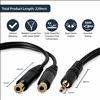 StarTech.com MUY1MFF audio cable 5.91" (0.15 m) 3.5mm 2 x 3.5mm Black6
